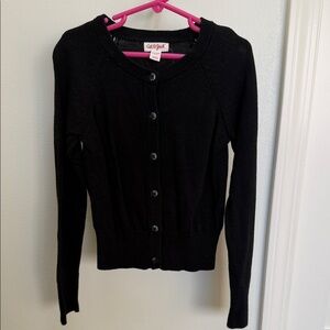 Cat & Jack Girls Fancy Black Sweater